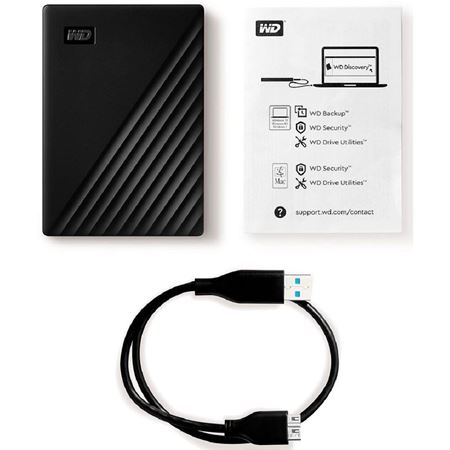 Picture of WD My Passport 4TB Portable Hard Drive (Black, USB 3.0)