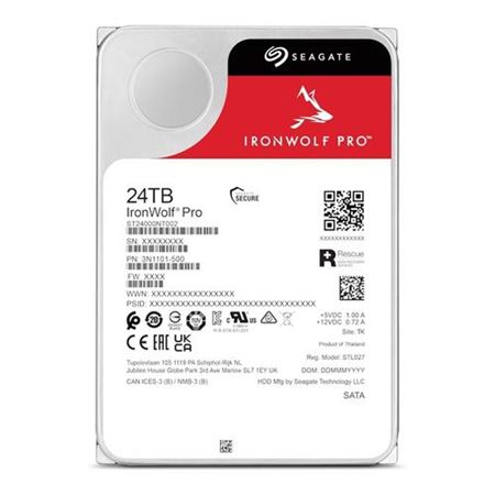Picture of Seagate IronWolf Pro 24TB 3.5" NAS Hard Drive