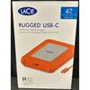Picture of LaCie Rugged 4TB USB-C Portable Hard Drive