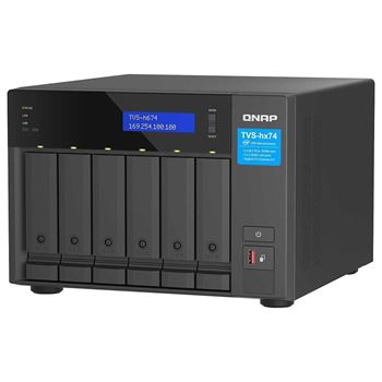 Picture of QNAP TVS-h674-i3-16G 6-Bay Tower NAS (Intel Core i3, 16GB RAM)