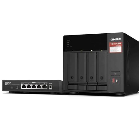 Picture of QNAP TS-473A-8G 4-Bay Tower NAS (AMD Ryzen, 8GB RAM)