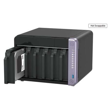 Picture of QNAP TS-632X-4G 6-Bay Desktop NAS (Alpine AL524, 4GB RAM)