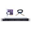 Picture of QNAP TL-R400S 4-Bay 1U Rackmount SATA JBOD Expansion Unit