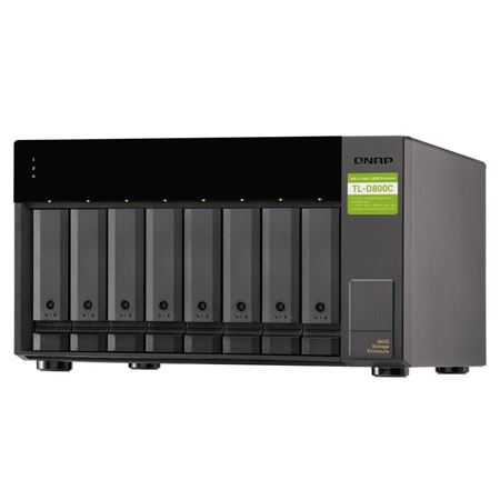 Picture of QNAP TL-D800C 8-Bay Desktop USB-C JBOD Expansion Unit