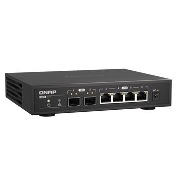 Picture of QNAP QSW-2104-2S 7-Port Unmanaged Switch (5x 2.5GbE, 2x 10GbE SFP+)