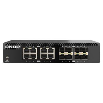 Picture of QNAP QSW-3216R-8S8T 16-Port 10GbE Unmanaged Switch (8x SFP+, 8x RJ45)