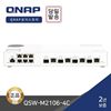 Picture of QNAP QSW-M2106-4C 10-Port Web Managed Switch (6x 2.5GbE, 4x 10GbE Combo)