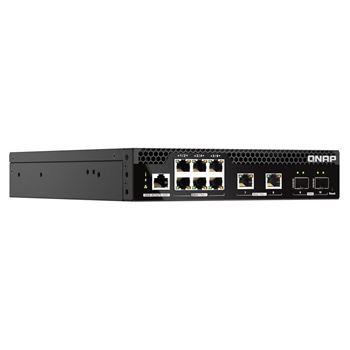 Picture of QNAP QSW-M2106PR-2S2T 10-Port PoE++ Web Managed Switch (6x 2.5GbE 90W PoE, 2x SFP+, 2x 10GbE)