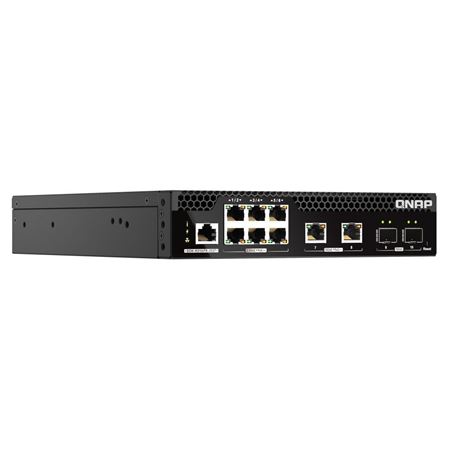 Picture of QNAP QSW-M2106PR-2S2T 10-Port PoE++ Web Managed Switch (6x 2.5GbE 90W PoE, 2x SFP+, 2x 10GbE)
