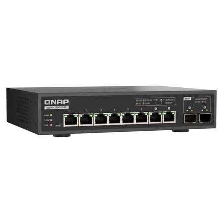 Picture of QNAP QSW-L3208-2C6T 8-Port 10GbE L3 Lite Managed Switch
