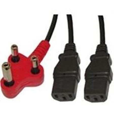Picture of UniQue Dedicated Dual head Standard computer power cable