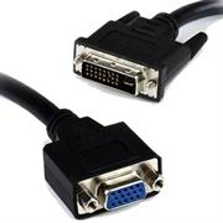 Picture of UniQue DVI Male to VGA Female 1.8m Cable