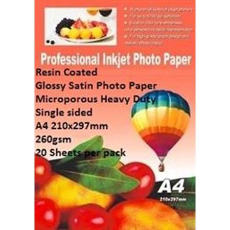 Picture of EBox Resin Coated Glossy Satin Photo Paper