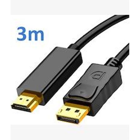 Picture of UniQue 3 Meters 4K UHD DisplayPort To HDMI Cable