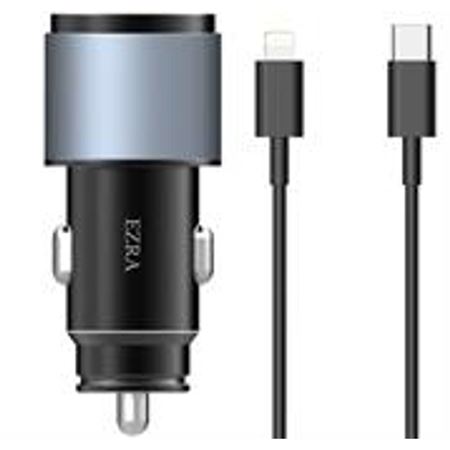 Picture of Ezra Quick Car Charger Set For Iphone – QC3.0 + Pd20w Car