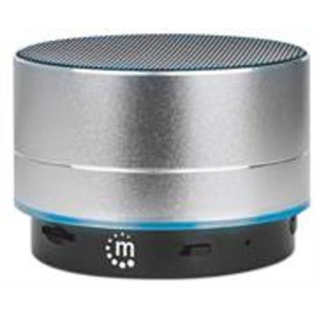 Picture of Manhattan Silver Metallic LED Bluetooth Speaker