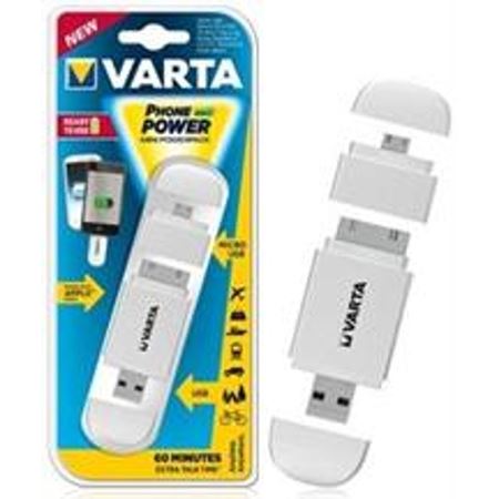 Picture of Varta White Mini Powerpack Charger Smart 2 In 1 Solution