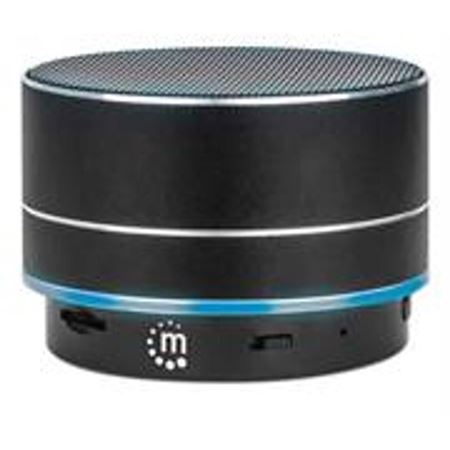 Picture of Manhattan Black Metallic LED Bluetooth Speaker