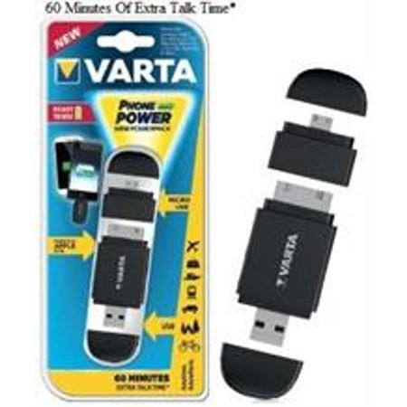 Picture of Varta Black Mini Powerpack Charger Smart 2 In 1 Solution