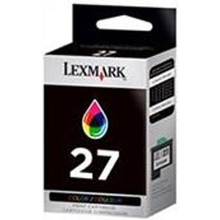 Picture of Lexmark 27 Cyan Magenta Yellow Colour Original Ink