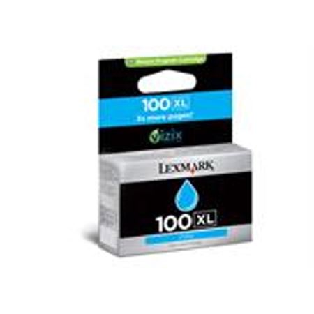 Picture of Lexmark 100xl Cyan High Yield Ink Cartridge