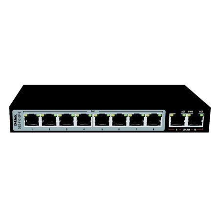 Picture of D-Link DES-F1010P-E 10-Port 10/100 Long Range PoE+ Surveillance Switch