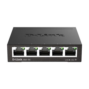 Picture of D-Link DGS-105 5-Port Gigabit Unmanaged Switch (Metal)