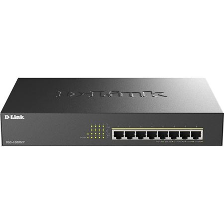 Picture of D-Link DGS-1008MP 8-Port Gigabit PoE Unmanaged Switch