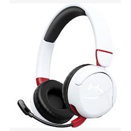 Picture of HP HyperX Cloud Mini Wireless White And Red Headset with Microphone