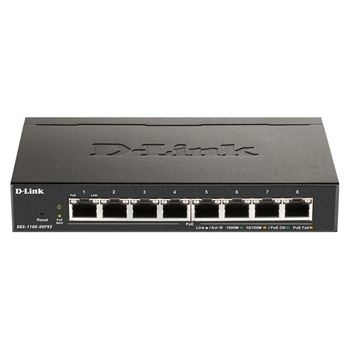 Picture of D-Link DGS-1100-08PV2 8-Port Gigabit PoE EasySmart Switch
