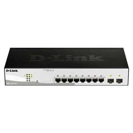Picture of D-Link DGS-1210-10 8-Port Gigabit + 2 SFP Smart Switch