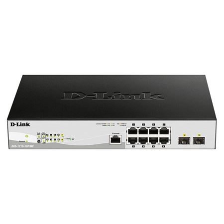 Picture of D-Link DGS-1210-10P 8-Port Gigabit PoE Smart Switch with 2 SFP