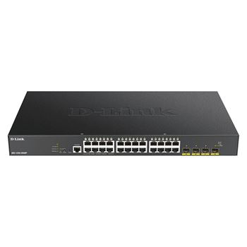 Picture of D-Link DGS-1250-28XMP 24-Port Gigabit PoE + 4 10G SFP+ Smart Managed Switch