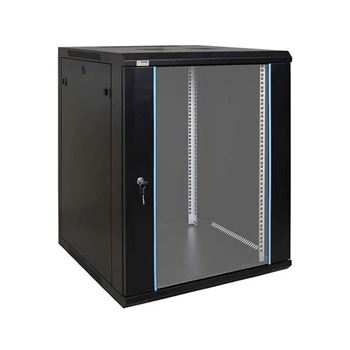Picture of Zone Lite 15U 500mm Black Wall Mount Black Cabinet