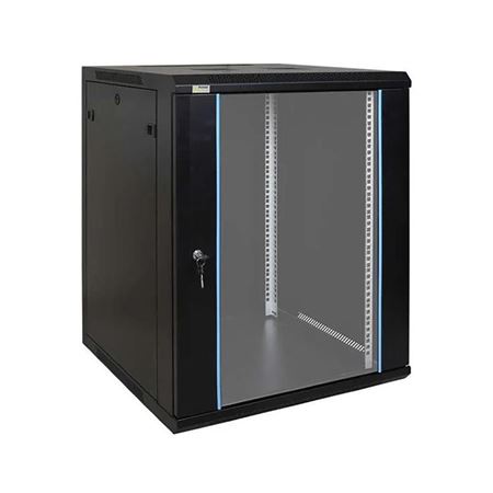 Picture of Zone Lite 15U 500mm Black Wall Mount Black Cabinet