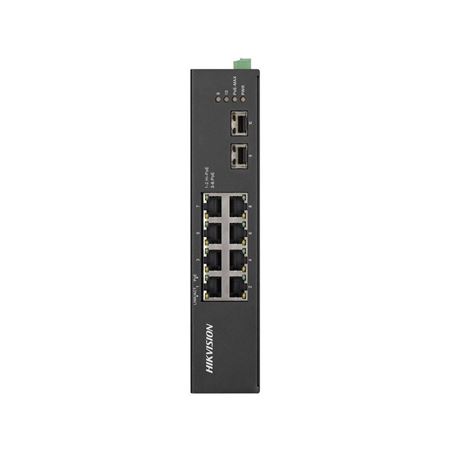Picture of Hikvision 8 Port Gigabit Unmanaged Harsh POE Switch
