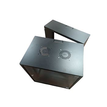 Picture of Zone Lite 6U 400+200mm Swing Frame Black Wall Mount Cabinet