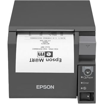 Picture of Epson TM-T70II Front-Loading Thermal Receipt Printer, USB + Ethernet, 80mm