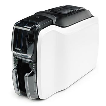 Picture of Zebra ZC100 Single-Sided ID Card Printer Kit, USB, with 200 Cards and Ribbon
