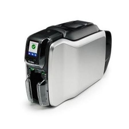 Picture of Zebra ZC300 Single-Sided ID Card Printer Kit, USB + Ethernet, with Cards and Ribbon