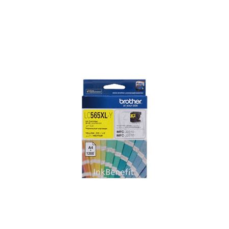 Picture of Brother LC565XLY Yellow Ink Cartridge (1,200 Pages) for MFC-J3520 / MFC-J3720