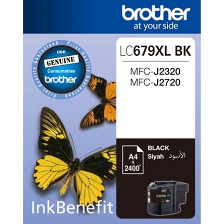Picture of Brother LC679XLBK Black Ink Cartridge (2,400 Pages) for MFC-J2320 / MFC-J2720