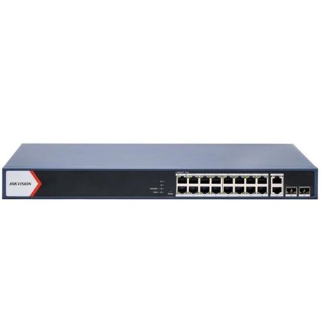 Picture of Hikvision 16 Port Gigabit Smart PoE Switch