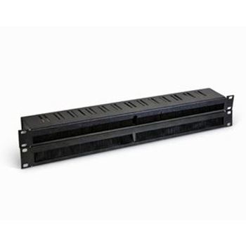 Picture of Cattex 1U Brush Panel with 50mm Base plate - Networking