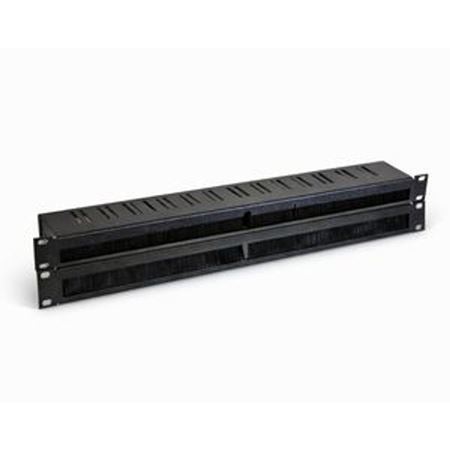 Picture of Cattex 1U Brush Panel with 50mm Base plate - Networking