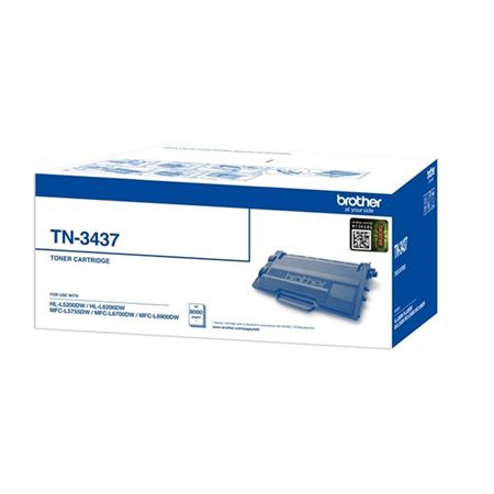 Picture of Brother TN-3437 Black Toner (8,000 Pages) for HL-L5200DW / HL-L6400DW / MFC-L5700DN