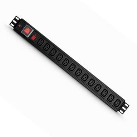 Picture of Cattex 10 Way IEC C13 Power Rail - Networking