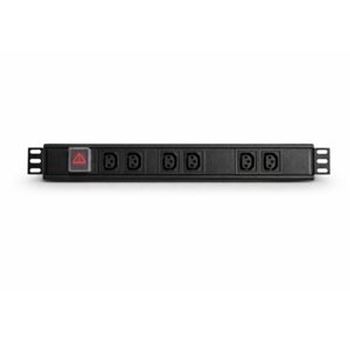 Picture of Cattex 6 Way IEC C13 Power Rail - Networking