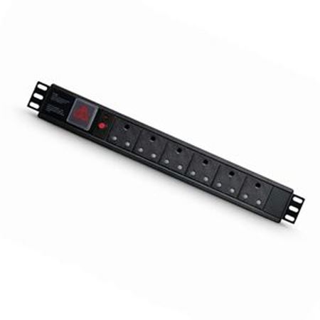 Picture of Cattex Power Rail 6way with 3 Pin SA Plug - Networking
