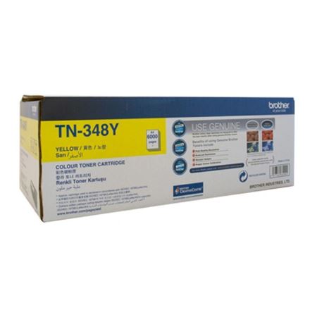 Picture of Brother TN-348Y Yellow High Yield Toner (6,000 Pages) for HL-4570CDW / HL-4150CDN